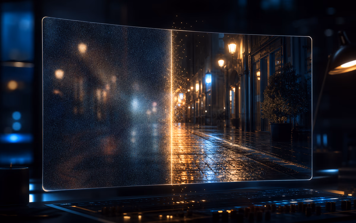 Low-Light & Noise Cleanup